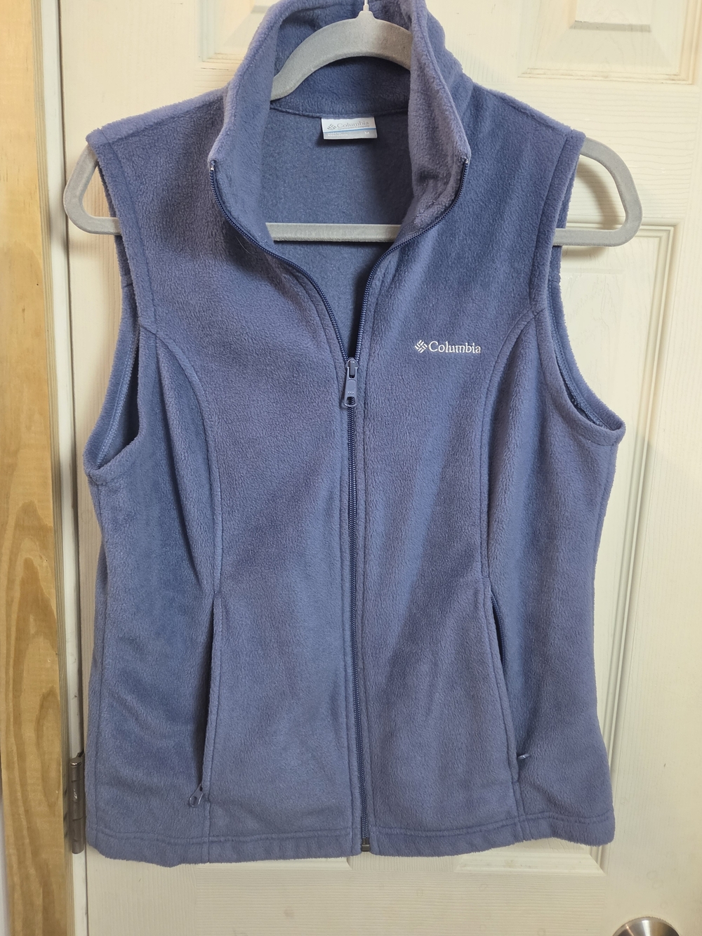 Columbia Women's Lavender Fleece Vest - Zip Front
